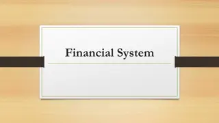 The Functions of a Financial System