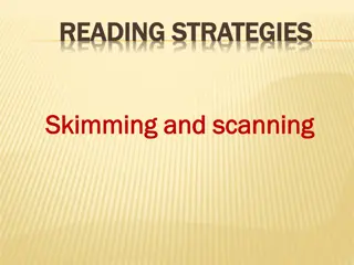 Effective Reading Strategies: Skimming and Scanning Techniques