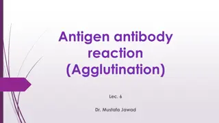 Understanding Antigen-Antibody Reaction: Agglutination Tests and Coombs' Antiglobulin Test