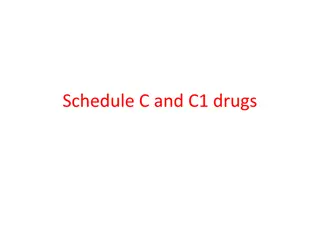 Overview of Schedule C and C1 Drugs and Licensing Requirements