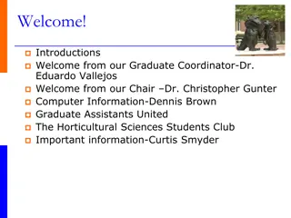 University of Florida Graduate Programs Orientation Information