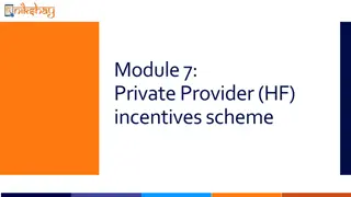 Registering Private Health Facilities for Incentives Scheme