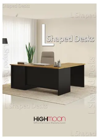 High Moon L Shaped Desks Catalog