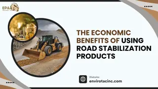 The Economic Benefits of Using Road Stabilization Products