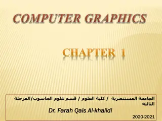 Computer Graphics: Evolution and Applications