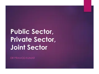 Public and Private Sectors in the Economy