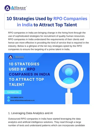 10 Strategies Used by RPO Companies in India to Attract Top Talent