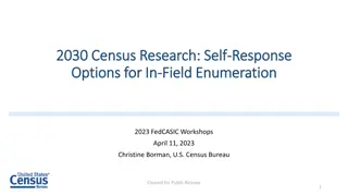 Enhancing 2030 Census: Exploring In-Field Self-Response Options