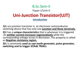 Introduction to Uni-Junction Transistor (UJT) in Electronic Semiconductors