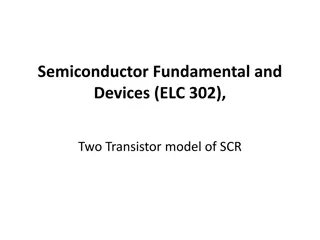 The Two-Transistor Model of SCR for Beginners