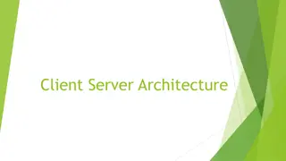 Client-Server Architecture