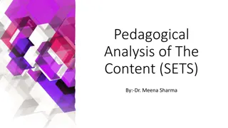 Pedagogical Analysis of Sets in Mathematics: Key Concepts and Teaching Strategies