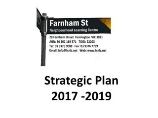 Farnham Street Neighbourhood Learning Centre Strategic Plan 2017-2019