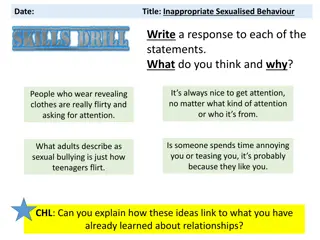 Addressing Inappropriate Sexualized Behavior