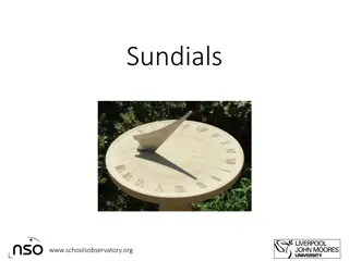 Discovering Sundials: How They Work and Making Your Own