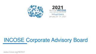 INCOSE Corporate Advisory Board Structure and Benefits