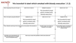 Analysis of Key Quotes in Shakespeare's Macbeth