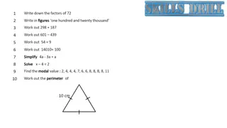 Area and Perimeter: Lesson on Compound Shapes