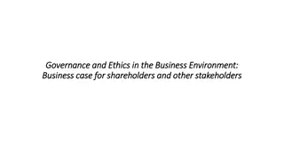 Corporate Governance and Ethics in Business Environment