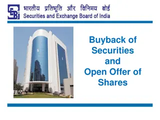 Buyback of Securities and Open Offer of Shares