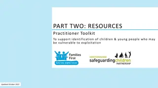 Toolkit for Identifying Vulnerable Children and Youth at Risk of Exploitation