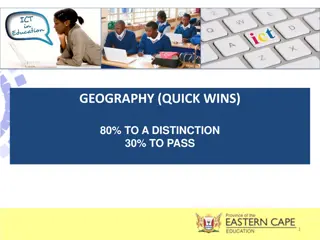 Target Setting for Geography Session to Enhance Learner Performance