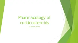 Understanding Pharmacology of Corticosteroids by Dr. Saeed Ahmed