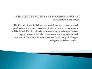 Challenges Faced by Company Secretaries and CFOs During COVID-19 Lockdown