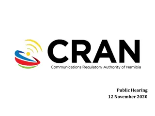 Regulations Prescribing Functions of Carriers in Telecommunications Facilities