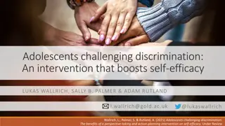 Intervention Boosting Self-Efficacy Among Adolescents Challenging Discrimination