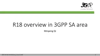 Overview of 3GPP SA Area in Release 18 Workshop
