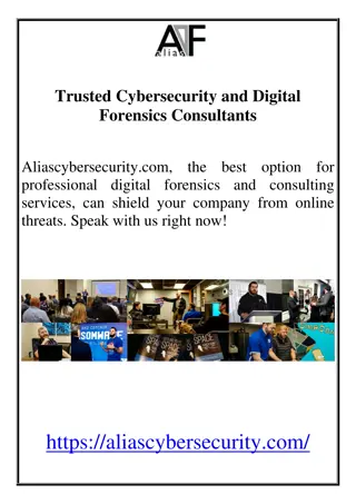 Expert Cybersecurity and Digital Forensics Consultants