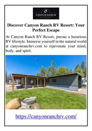 Stay at Canyon Ranch RV Resort for the Ultimate Getaway