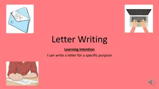 Learning to Write a Formal Letter of Complaint