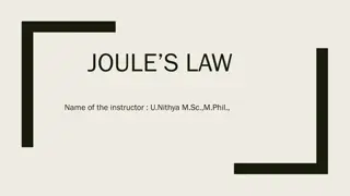 Understanding Joule's Law and Gas Expansion Processes