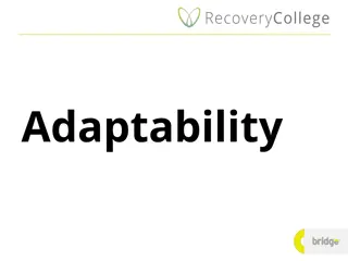 Embracing Adaptability: A Path to Growth and Resilience