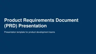 PRD Presentation Template for Product Development Teams