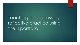 Enhancing Reflective Practice Using Eportfolios