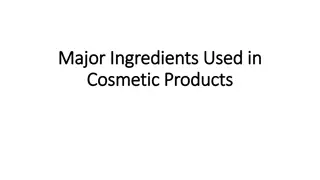 Understanding Key Cosmetic Ingredients for Skincare Products