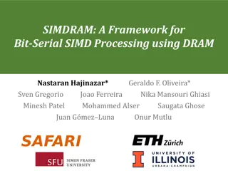 SIMDRAM: An End-to-End Framework for Bit-Serial SIMD Processing Using DRAM