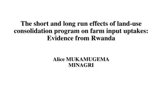 Impact of Land-Use Consolidation Program on Farm Inputs in Rwanda