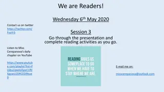Reading Activities and Predictive Learning Session Details