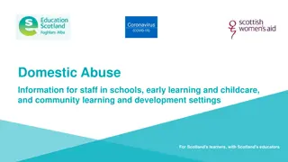 Domestic Abuse and Supporting Children in Scotland