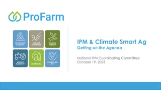 Enhancing Sustainable Agriculture: Integrating IPM and Climate-Smart Practices