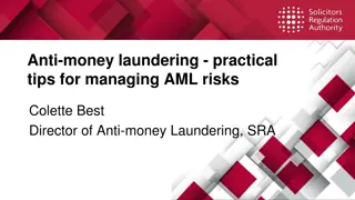 Practical Tips for Managing Anti-Money Laundering Risks