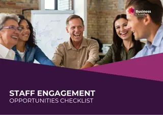 Staff Engagement Opportunities Checklist