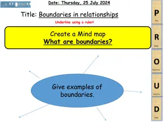 Boundaries in Relationships