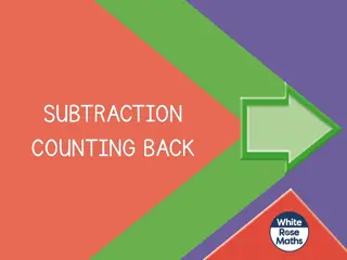 Counting and Subtraction Activities for Elementary Math Practice