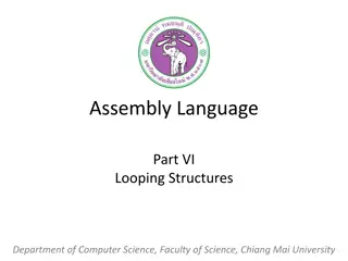 Looping Structures in Assembly Language