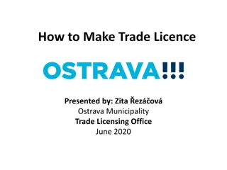 Guide to Obtaining a Trade Licence in Ostrava Municipality